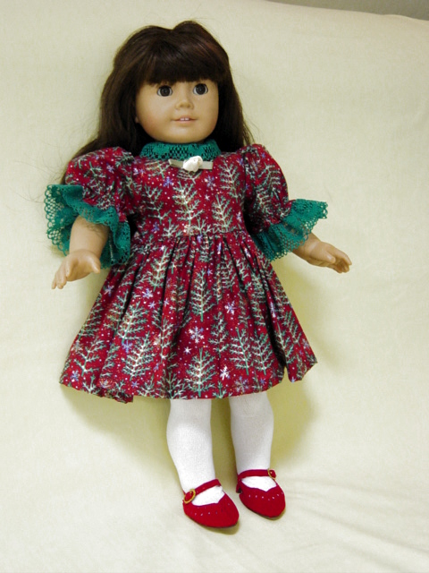 18" Doll Dress Red Christmas 18" Doll Dress Red Christmas