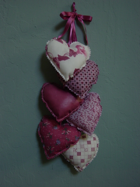 Pink Heart Hanging