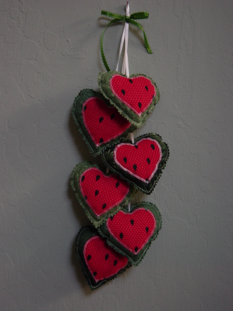 Watermelon Heart Hanging