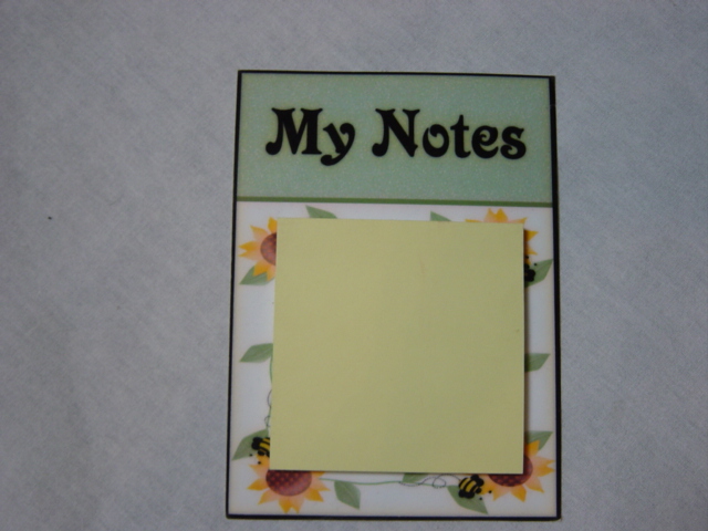 Post-it Note Holder s/f/bees Post-it Note Holder s/f/bees