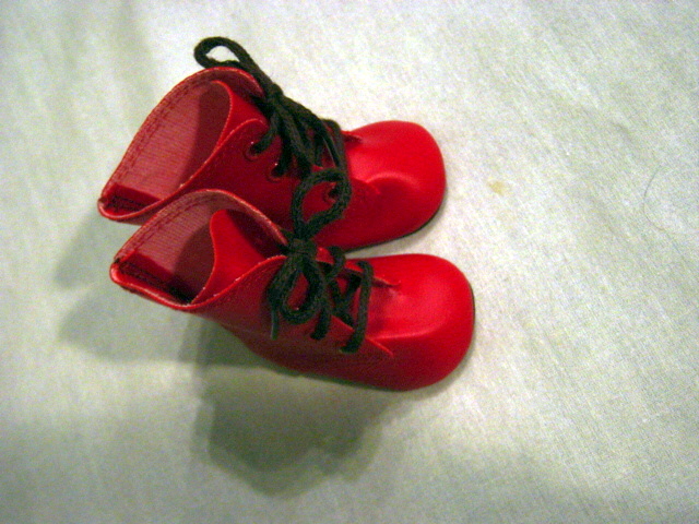 Red Boots brn laces