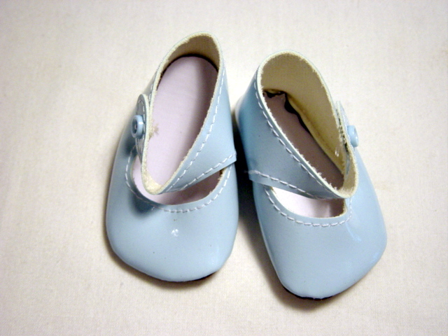 Blue Mary Janes