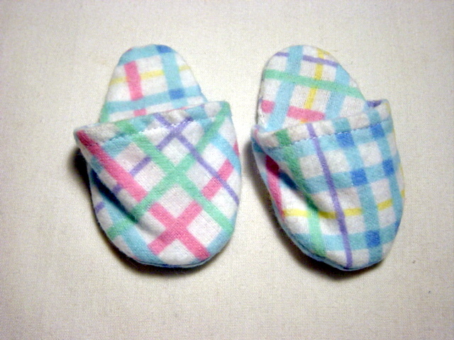 Plaid Slippers