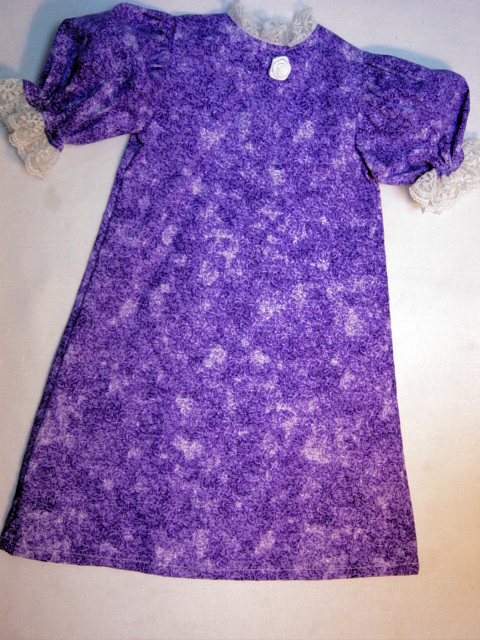 23" doll dress purple