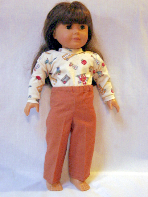 18" Pant set School/brn 18" Pant set School/brn