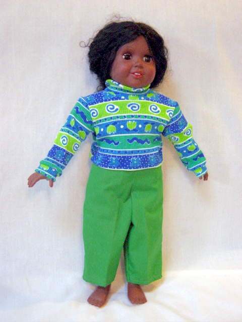 18" Pant set blu,gn/gn 18" Pant set blu,gn/gn