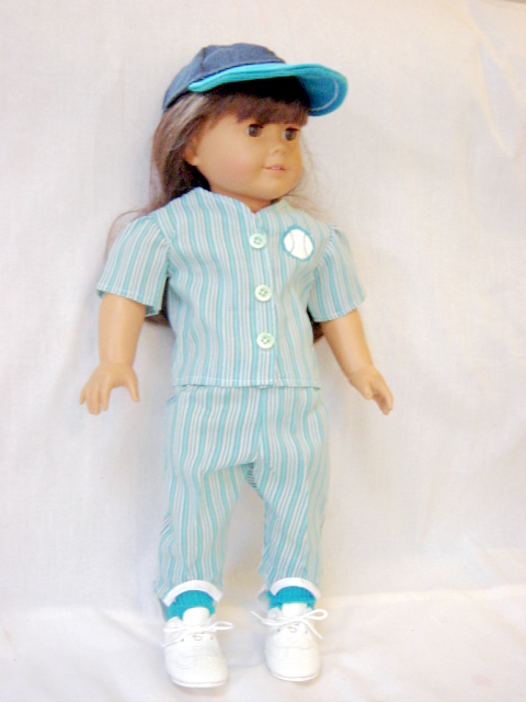 18" Baseball Set Teale stripe 18" Baseball Set Teale stripe