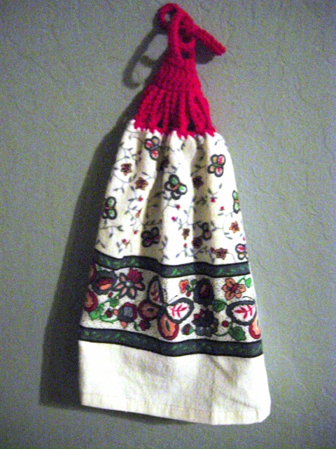 Kitchen Towel butterflies/flowers