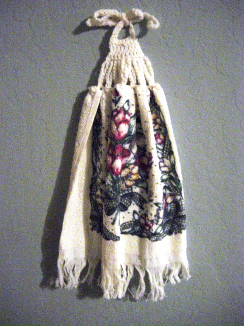 Kitchen Towel flowers/bow Kitchen Towel flowers/bow
