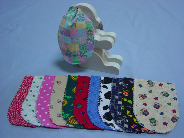 WOOD RABBIT WITH ASSORTED CLOTH EARS WOOD RABBIT WITH ASSORTED CLOTH EARS