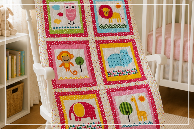 Handmade Animal Baby Quilts That Tell a Story